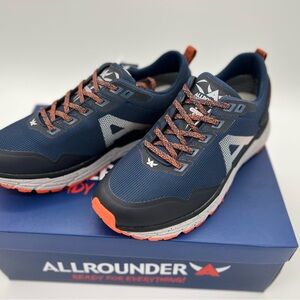 ALLROUNDER by MEPHISTO Men's Allright-Tex Sneaker, Midnight Blue, 8